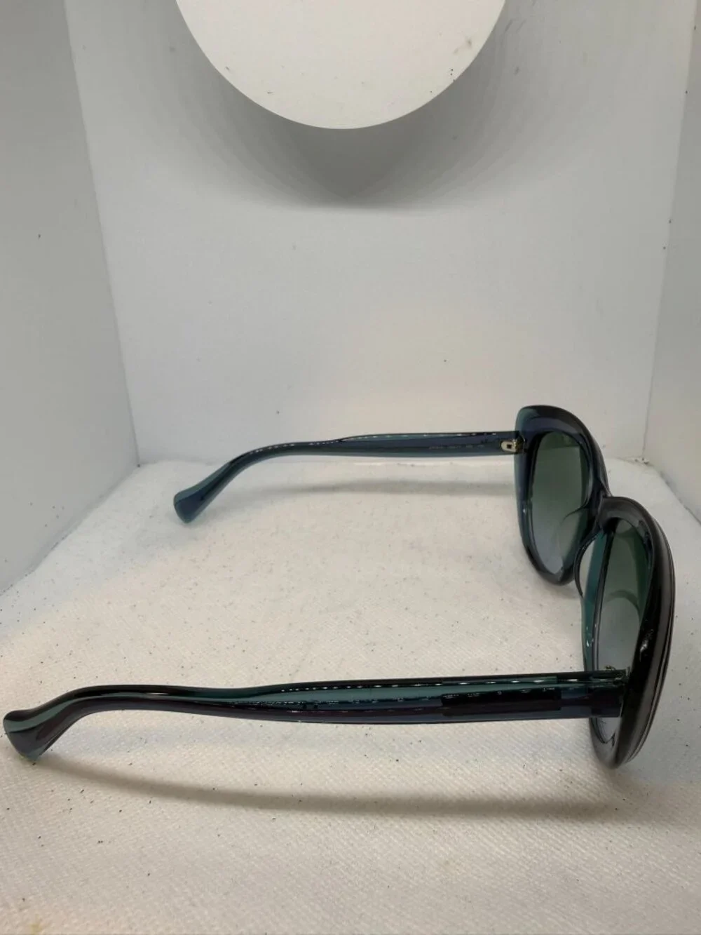 Emilio Pucci Women's Cat-Eye Sunglasses Translucent Teal Green EP721S 56-17-135